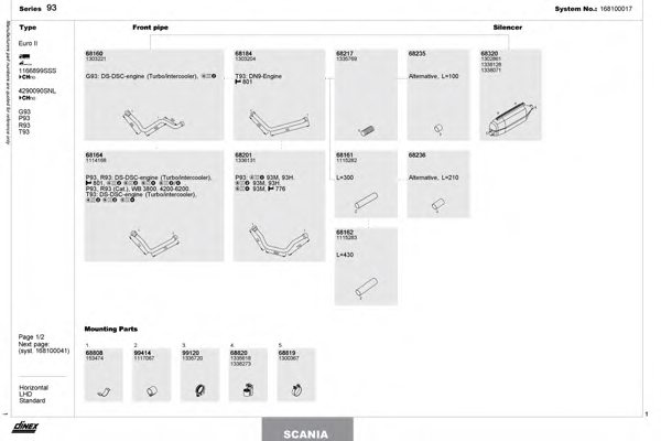 DINEX 168100017 Exhaust System